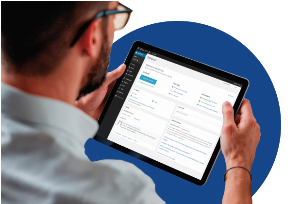 wordpress dashboard