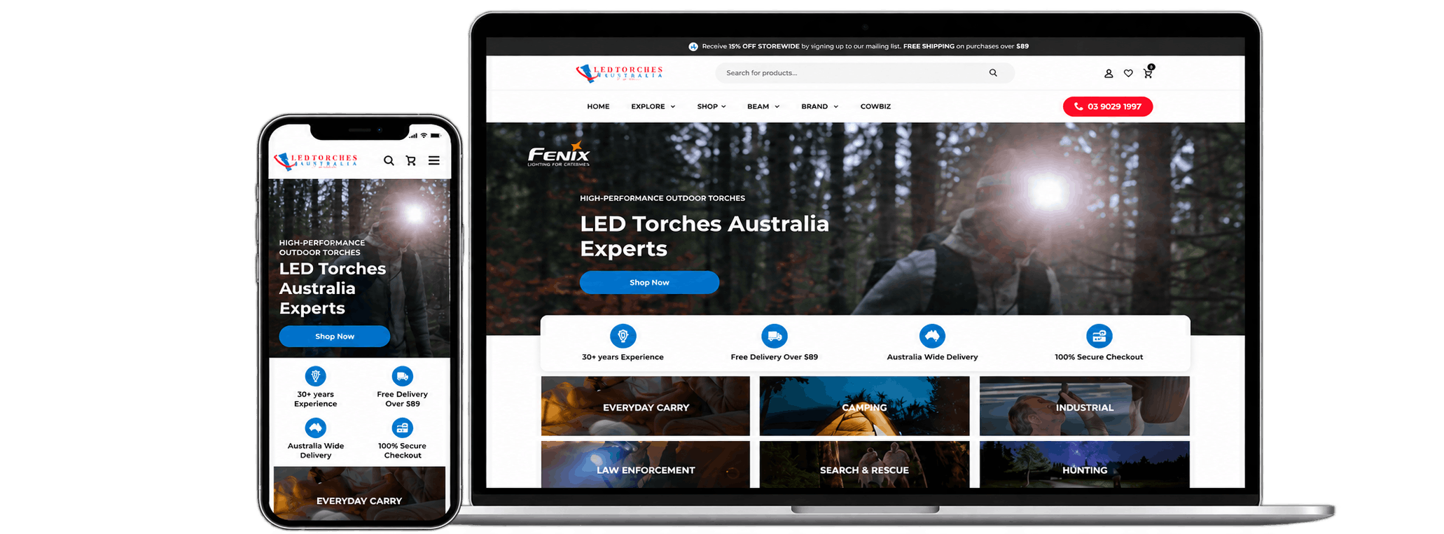 led torches website
