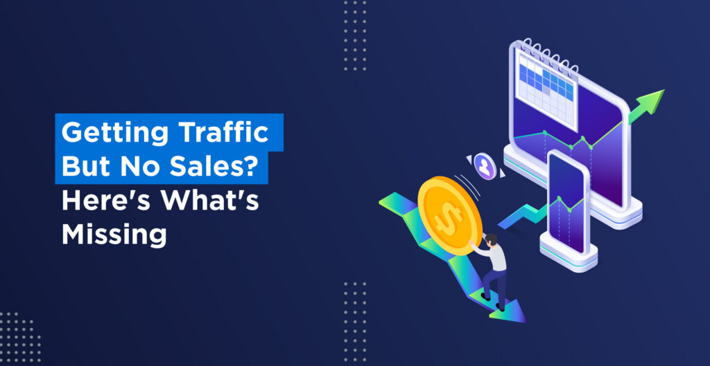 Turning website traffic into sales